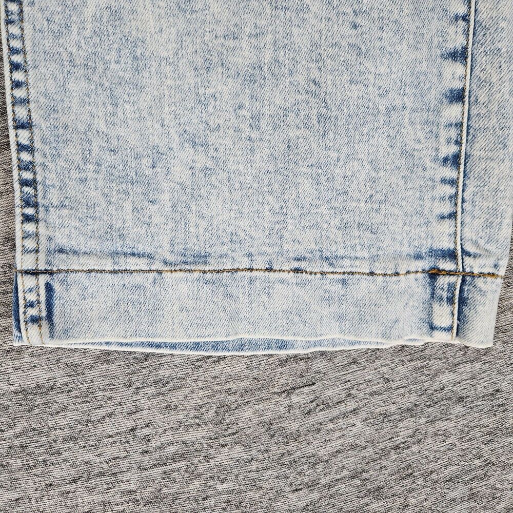 OAT New York Women's Wide Leg Jeans Light Wash Cropped Size 26 Actual 26x26 EUC - Picture 5 of 11